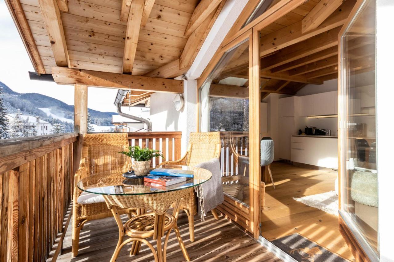 Ferienwohnung Casa Flora Toblach Exterior foto